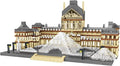 dOvOb Architecture Louvre Micro Building Blocks Set（2885PCS） - World Famous Architectural Model Toys Gifts for Kid and Adult
