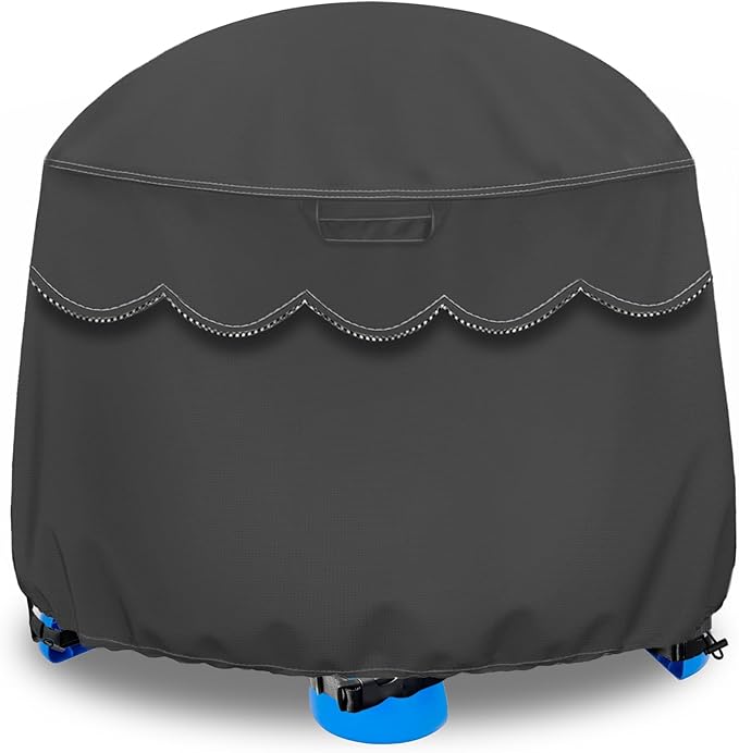 Kids Water Table Cover Fit Little Tikes Fish 'n Splash Water Table, Waterproof Dust Proof Outdoor Toys -Cover only,34"Dx20"H (Grey)
