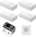 MUDOR 200 Pack Upgraded Premium Coin Flips for Quarter, Cardboard Coin Holder, Mylar Coin Flips 2x2, Paper Coin Holders