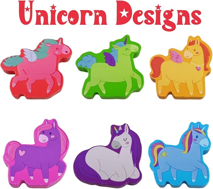 Pinkiwine Unicorn Wooden Peg Puzzles Montessori Educational Toys for Kids Toddlers Christmas Stocking Stuffers Gifts Unicorn Party Favors