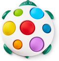 LiKee Fidget Popper Sensory Baby Toys for 10+ Months, Push and Popping Busy Board, Montessori Toys for 1+ Years Old, Airplane Car Travel Toy for Toddlers 1-3 Stress Relief (Turtle)