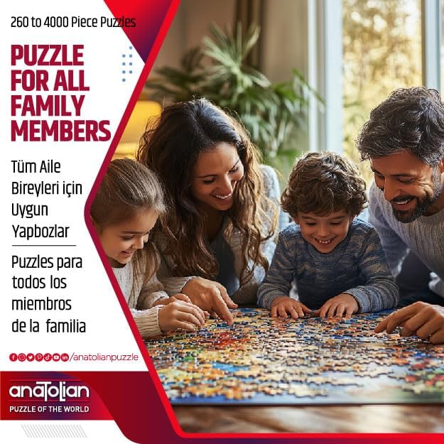 Anatolian Puzzle - World Map, 2000 Piece Jigsaw Puzzle, #3935