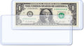 25Pcs Dollar Bill Sleeves - 6.8 x 2.9 Inch Hard Plastic Currency Sleeves, Clear Money Holders Waterproof Transparent Currency Protectors for Collectors