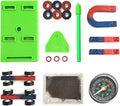 EUDAX Labs Junior Science Magnet Set for Education Science Experiment Tools Icluding Bar/Ring/Horseshoe/Compass Magnets