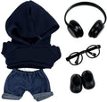 Clothes for 15cm/17cm Labubu ((Doll Not Included)，Trendy Accessory Sets for Dolls ,Cute Accessory for Dolls Dress up Unique Style(Cool-1 )