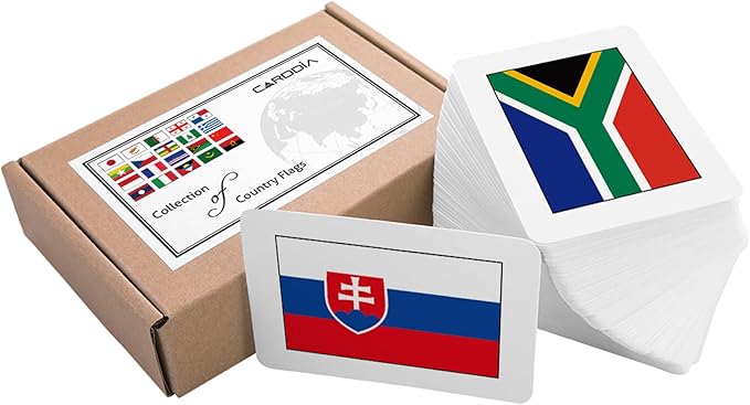 Collection of Country Flags Flash Cards + Flags of U.S. States Flash Cards