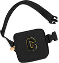 Customized Birthday Gifts for 2 3 4 5 6 7 8 9 10 11 Year Old Girls - Mini Fanny Pack Cute Crossbody Bag Trendy Stuff,Graduation Gifts for Girls Teens Kids Daughter Sister Her - Black,C