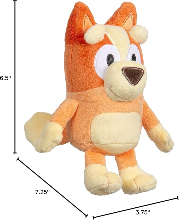 Bluey Bingo Plush Toys Bundle – Exclusive 2-Pack Soft Toys, Deluxe Fabric, Embroidered Detail, Plush Characters for Show Time or Story Time