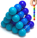 Science Kit Toys Magnets Building Blocks, Large Colorful Hematite Magnetic Stones, Home Office Kids Adults Intelligence Development Party Gift 27-1