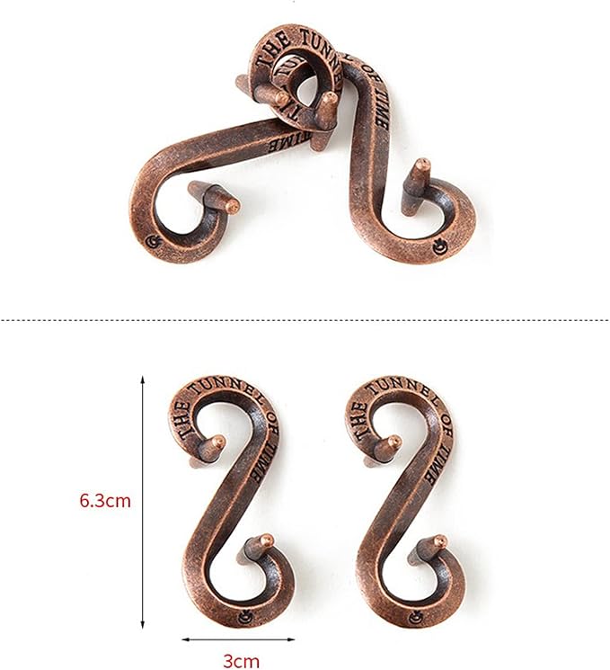 VolksRose 15pcs Brain Teaser Puzzles, Metal Wire Puzzles Set, Mind Smart Game IQ Challenge Puzzle Games, Educational IQ Test Unlock Interlocking Toy Lock Puzzles Gift for Adults Teenagers