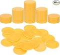 uxcell Plastic Poker Chips, Learning Counters Counting Counters Disks Markers Opaque Game Tokens for Game Play Math Counting
