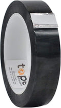 WOD MPFT2 Black Metalized Polyester Mylar Film Tape with Acrylic Adhesive, 1 inch x 72 yds. Vibrant Mirror Black Tape, Decor Tape for Detailing Accent Wall, Graphic Arts, Car and Boat Trim