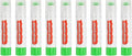 PATIKIL Tempera Paint Sticks, 9 Pcs Solid Tempera Paints Sticks Washable Bulk Markers Pen Quick Drying for Artists Beginners Art Supplies, Yellow-green