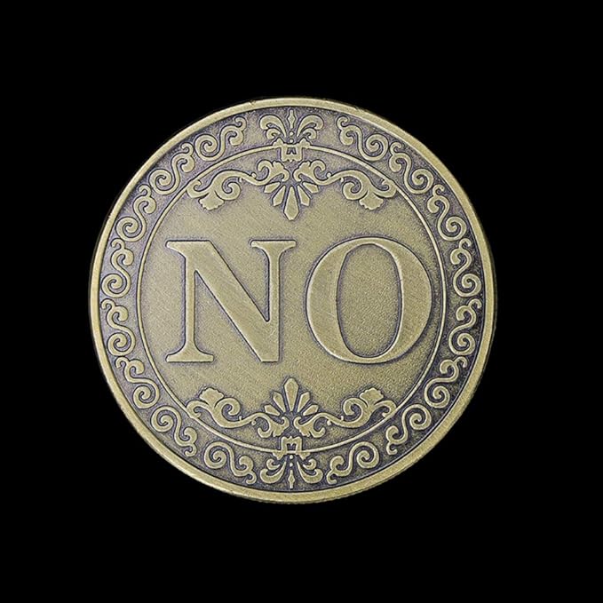 Glamtune Novelty Yes No Challenge Coin Medallion Collector