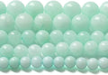 90PCS 8MM Natural Stone Amazonite Chalcedony Loose Beads for Jewelry Making DIY Bracelet Necklace 2 Strands
