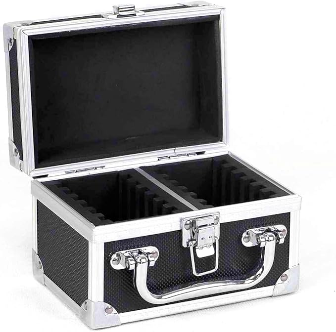 Ursae Minoris Elite Black Aluminum Box for 12 Certified or Certified-Style Coin Holders NGC, PCGS, ANACS, Elite, Lighthouse, BCW