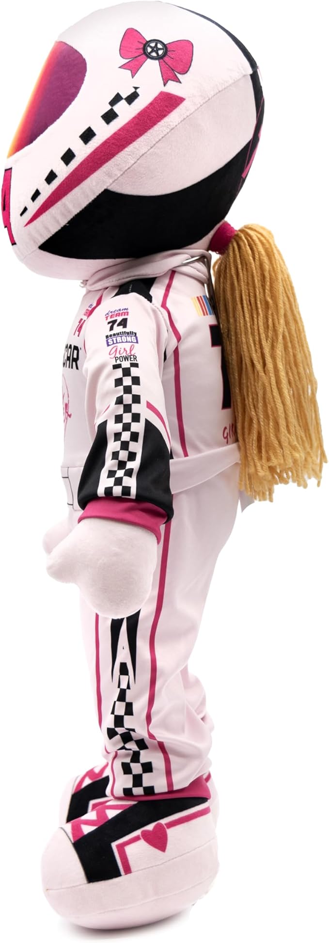 Playtime by Eimmie NASCAR-Themed Soft Baby Doll, 14-Inch Plush Racing Rag Doll for Kids, Sophie Speedster Plush Figure, Fabric Stuffed Toy for All Ages