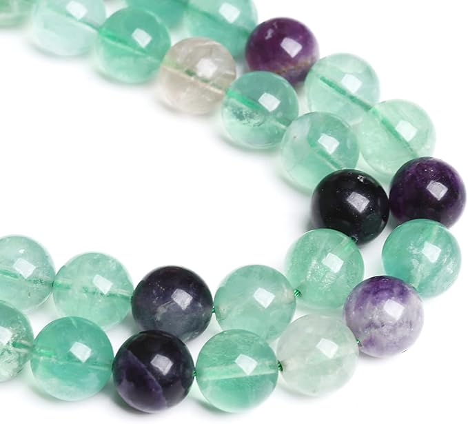 6MM 60PCS Natural Stone Green Fluorite Gemstone Beads for Jewelry Making DIY Bracelet 1 Strand