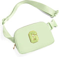 Gitus Gifts for 8 9 10 11 12 Year Old Girls Belt Bag Fanny Pack Crossbody Bags with Initial Letter Patch Cute Stuff Birthday Gifts for Teen Girls Women Personalized Trend Stuff (Light Green-G)