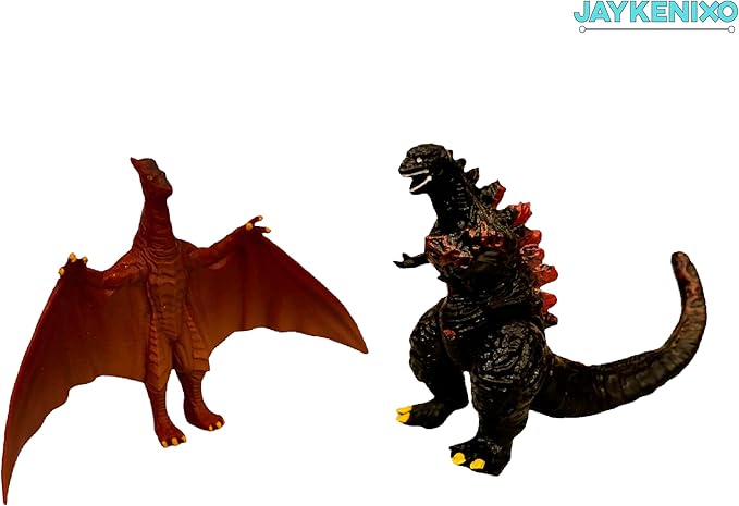 Set of 10 pcs Action Figures King of The Monsters Dragon - Highly Detailed and Articulated Collectible Toys