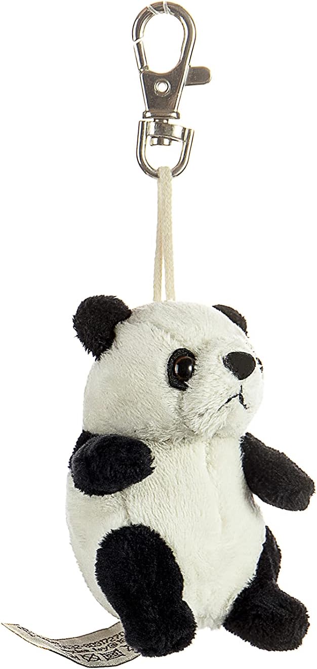 Dilly dudu Panda bear Stuffed Animal Plush keychain 4-Inch