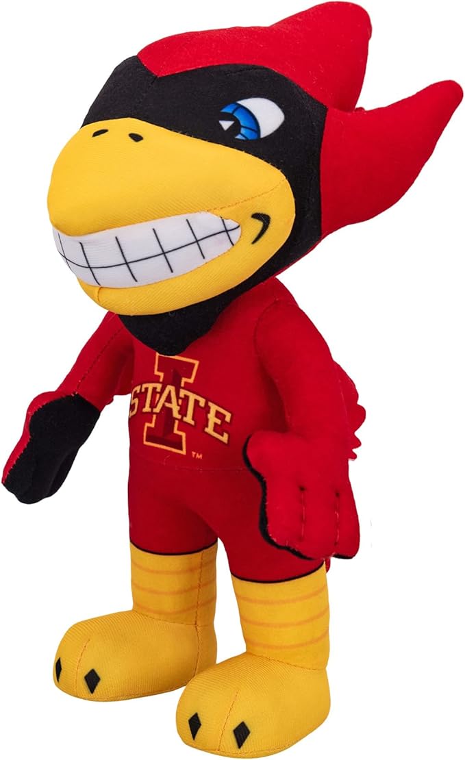 Bleacher Creatures Iowa State Cyclones Cy The Cardinal 10" Mascot Plush Figure - A Mascot for Play or Display