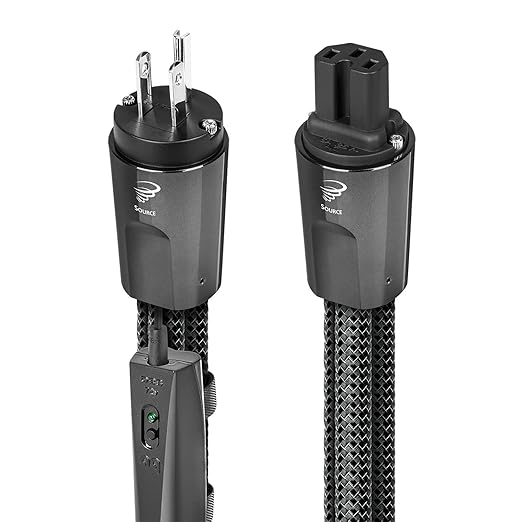 AudioQuest Tornado Constant-Current (Source) Power Cable - 2m - 1 x C13 > 1 x 3-Prong Wall Plug
