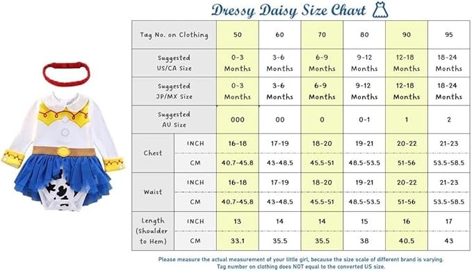 Dressy Daisy Princess Onesie Romper Fancy Dress Costume Halloween Birthday Bodysuit Outfit with Headband for Infant Baby Girl