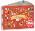 CUPKIN Sticker Book for Kids 2-4, 500+ Kids Stickers, Spending Time with Grandma 12 Coloring Pages, 12 Scenes, Fun Toddler Travel Activity Coloring and Sticker Books for Children Ages 4-8 + 8-10