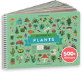 Cupkin Plants and Mushroom Sticker Book Activity for Kids, Toddler Airplane Travel Essentials, 500+ Nature Stickers for Kids + 12 Scenes + 12 Coloring Book Pages, Childrens Crafts for Ages 2-8