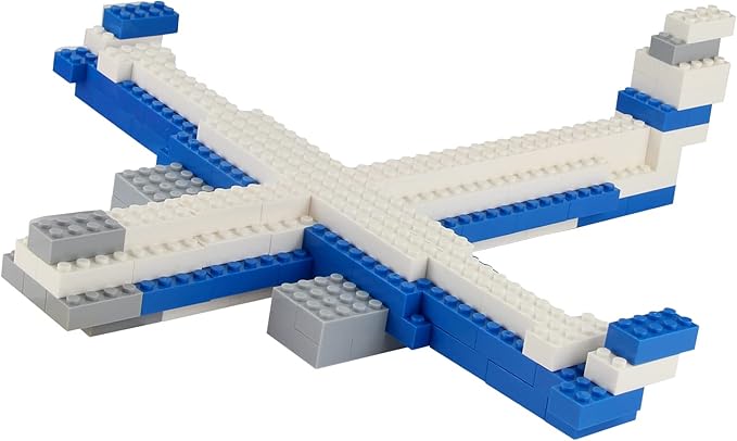 Feleph Basic Parts 320 Pieces 2x4 Blue Bricks Building Creative Play Blocks Set Toy for Kids Classic Combine with Major Brick Brands (Blue)