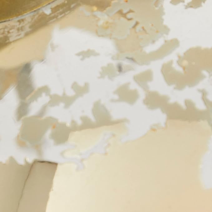 Deco 79 Marble Globe with Marble Base and Tiered Base, 5" x 5" x 11", Gold