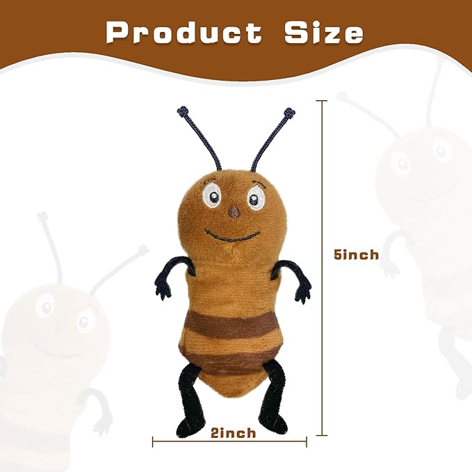 6pcs Insect Finger Puppet Set, Mini Hand Puppets Suitable for Kids, Cute Insect Animal for Role-Playing and Storytelling, Realistic Finger Puppet for Toddlers