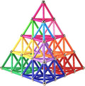 220PCS Magnetic Building Sticks Blocks, Magnet Educational Toys Magnetic Sticks Stacking Toys STEM Set, Non-Toxic Building Toy 3D Puzzle with Storage Bag