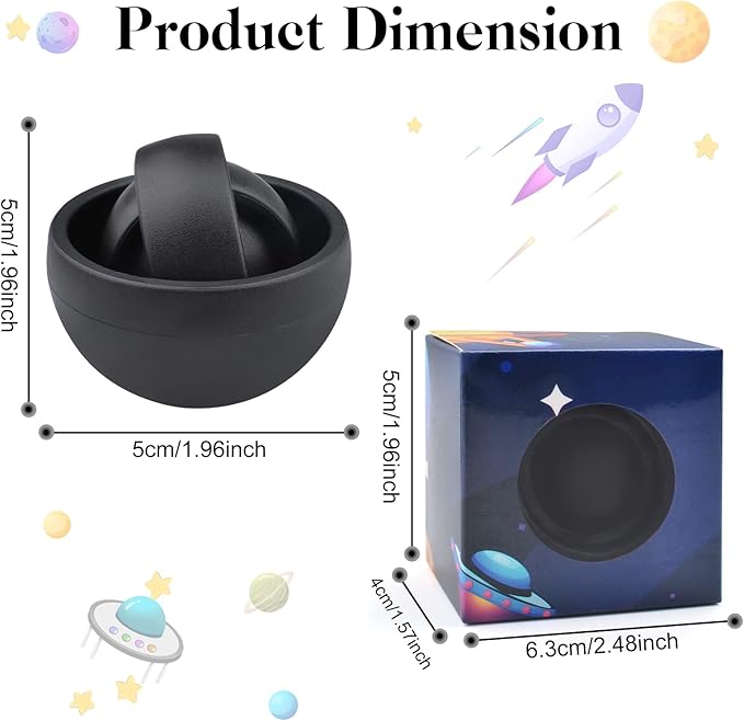 Fidget Toys for Adults, Autism Sensory Toys for Autistic Children Kids 8-12, Gift Ideas Desk Toy ADHD Stress Relief Fidget Spinner Party Favors Cool Gadgets for Men Boys