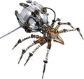 Metalkitor Steampunk Spider Desk Lamp - 3D Metal Puzzle with Light, 512 Pieces DIY Assembly Kit for Kids and Adults - Brain Teaser Desk Ornament