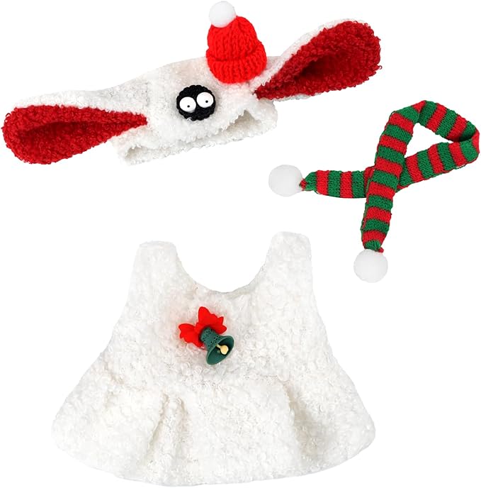 Doll Clothes 17cm/15cm Outfit Set Party Clothes High-End Fashion Outfits Suitable Accessories Christmas Cloak Halloween Premium Clothing 5.91-6.7 inch (No Doll) (LBB-261)