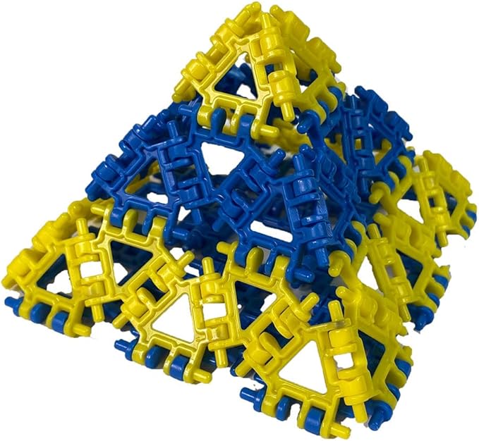 That Hinge Toy 82 Piece Green + Pink Set, Animal + More STEM Construction Toy Building Set