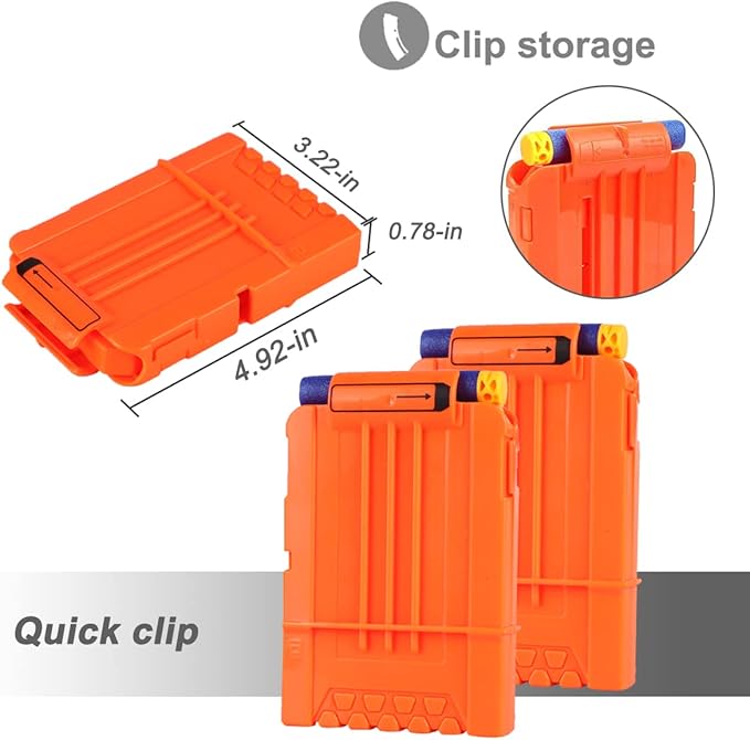 POKONBOY 2 Sets Tactical Vest Kits Compatible with Nerf Guns N-Strike Elite Series