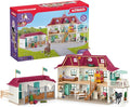 Schleich Horse Club - Lakeside Country House and Stable Horse Play Set, 192 Piece Detailed Doll House and Horse Toy Accessories for Girls and Boys Ages 5+