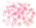 Glow in The Dark Stars Sticker Luminous Stars Wall Ceiling Pasters(100pcs,Pink,1.2 Inches)