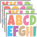 Bemeol Letter Stickers 351 Pieces 4 Inch Bulletin Board Letters Alphabet Cutout Letter for Bulletin Board Display Home Classroom School Decor(Colorful)