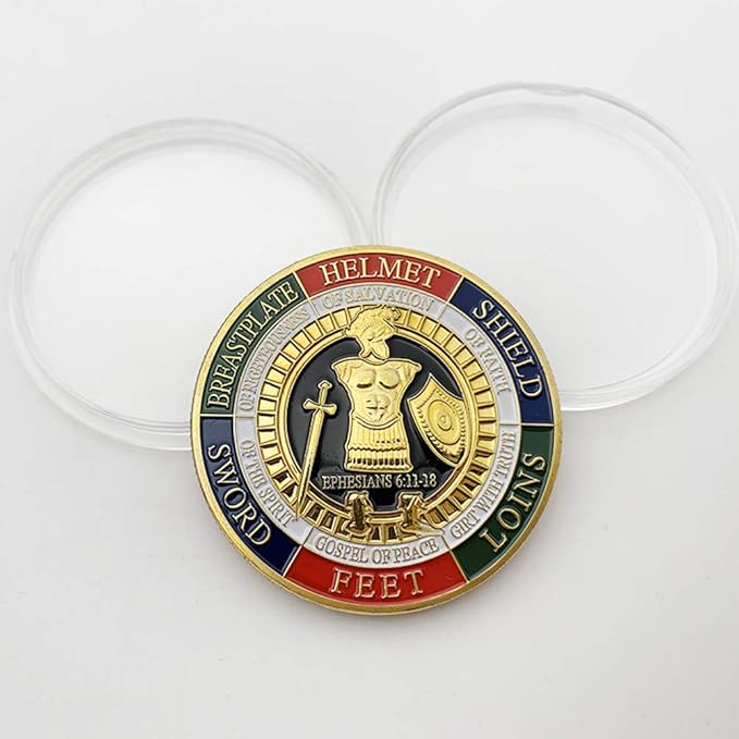 Armor of God Challenge Coin Collector's Medallion (Pack of 3)