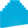 100 Pcs Light Blue Linking Cubes for Math Counting Cubes Manipulatives Plastic Counting Block Manipulative Classroom Learning Supplies for Educational Preschool Activities Boy Girl (Light Blue)