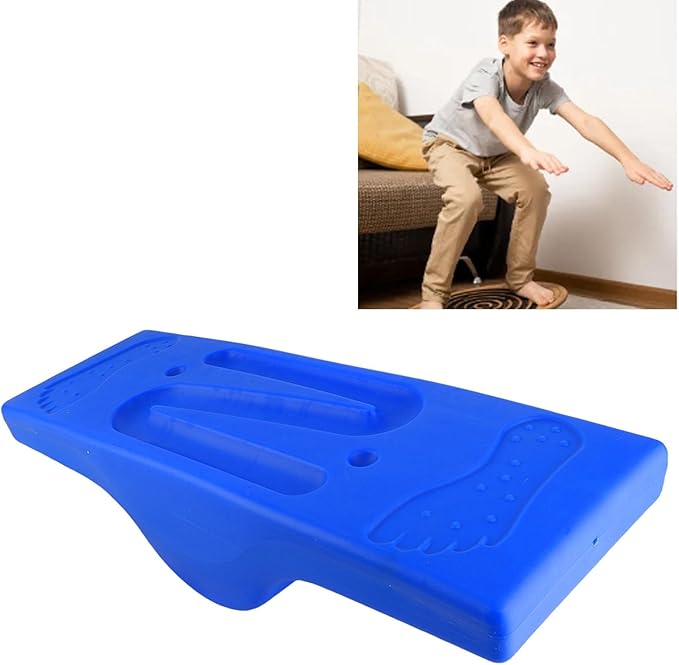 Balance Board, Sensory Integration Training Kids Childhood Toys, Safe PE Material Balancing Board Helps with Color Recognition for Dance, Exercise, Yoga, Surf, Balance Surfer