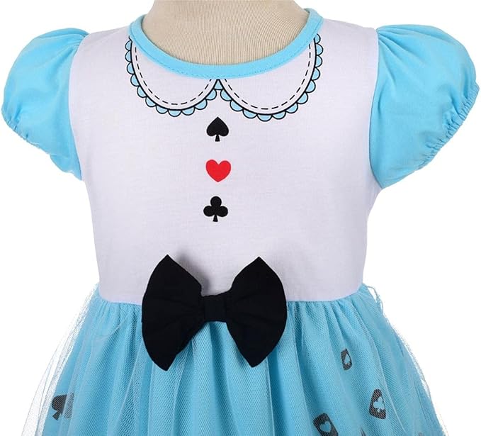Dressy Daisy Princess Dress Up Clothes Halloween Fancy Party Tulle Skirt Summer Outfit for Baby & Toddler Girls