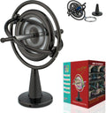 DjuiinoStar Premium Gyroscope: Sturdy&Durable, Pass 2nd Floor Drop Test, Long Spin Time (Play Tricks at Ease, Use Ball Bearings), Educational Physics Anti-Gravity Toy DG-5B