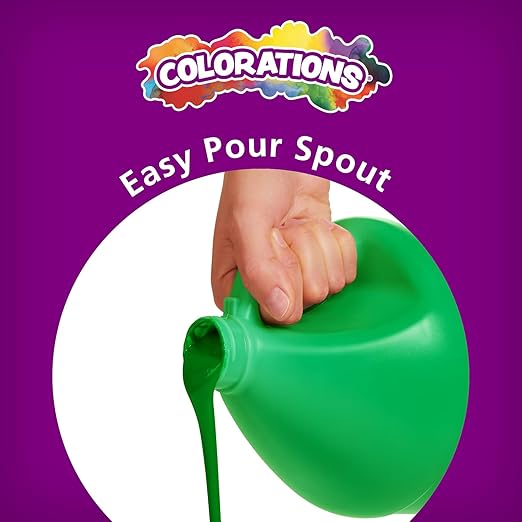 Colorations Paraben-Free Simply Washable Tempera Paint for Kids - 1/2 Gallon Value Size, Vibrant Brown. Non-Toxic and Made in The USA