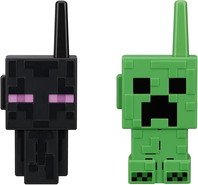 eKids Minecraft Walkie Talkies for Kids, Indoor and Outdoor Toys Designed for Fans of Minecraft Toys