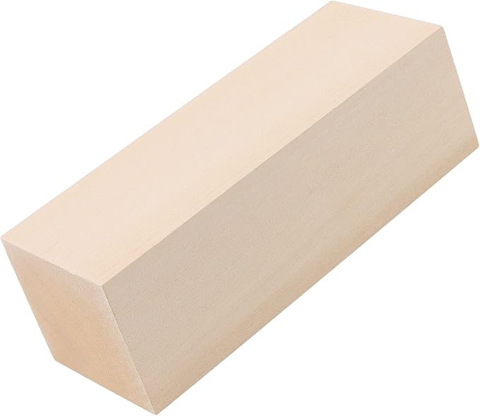 ZOENHOU 10 PCS Basswood Carving Blocks, 6" x 2" x 2" Premium Unfinished Carving Wood Whittling Blocks, Wood Blocks for Crafting Whittling Carving Hobby Block